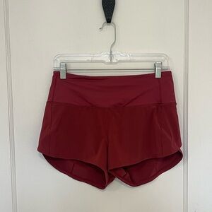 Lulelemon high rise 2.5” inseam Speed up shorts